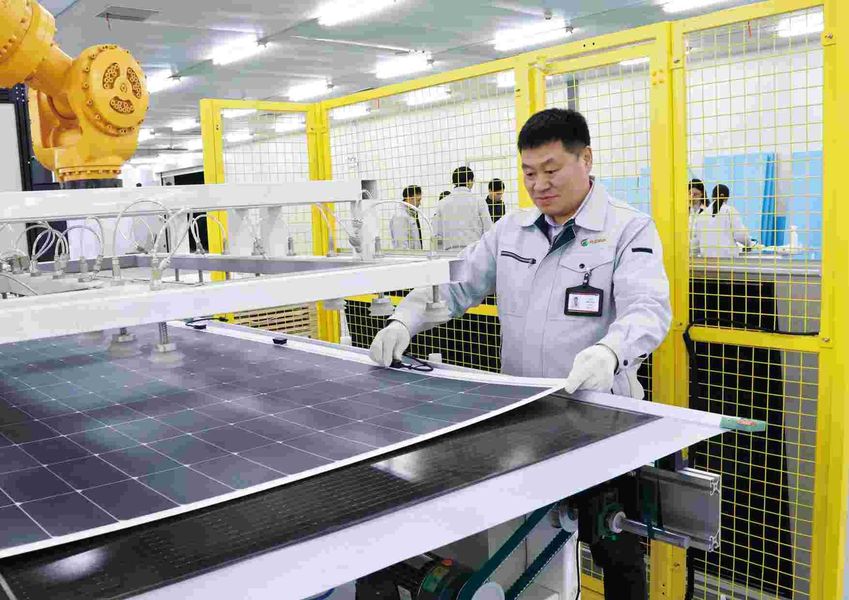 Jiangsu X-solar Green Building Technology Co., Ltd. ligne de production du fabricant