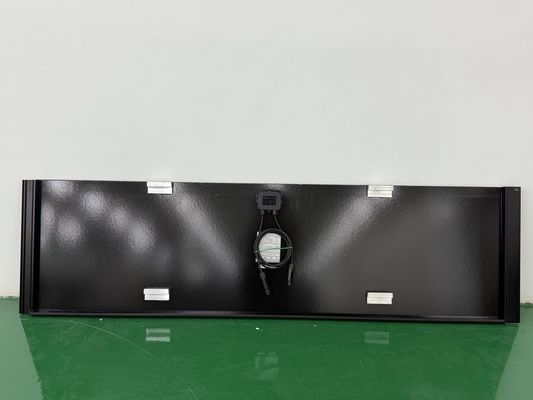 0.04% Coefficient de température de tension de court-circuit BIPV Modules solaires à carreaux plats 120W Électricité sur toit noir et orange