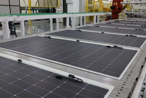 Module solaire photovoltaïque de production rapide 520W 560W 580W avec une puissance maximale de 580W et une plage de température de fonctionnement de -40-85