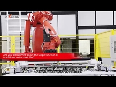 Serre BIPV Bardeaux solaires Puissance électrique 520W Voltage de fonctionnement 39,68 V