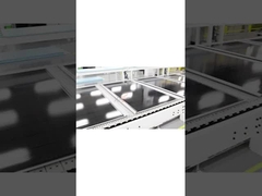 Modules solaires BIPV en acier plat noir avec tension de circuit ouvert 48,65 V et puissance maximale de 530 W