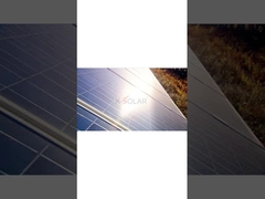 Modules solaires BIPV en acier plat noir avec tension de circuit ouvert 48,65 V et puissance maximale de 530 W