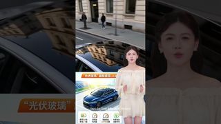 Toit de voiture solaire équipé de BYD. X-SOLAR contribue à élargir la gamme des véhicules électriques à nouvelles énergies.